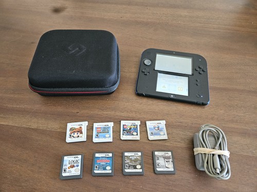Nintendo 2ds black - nintendo, black/blue